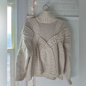 Zara cable knit sweater